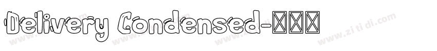 Delivery Condensed字体转换